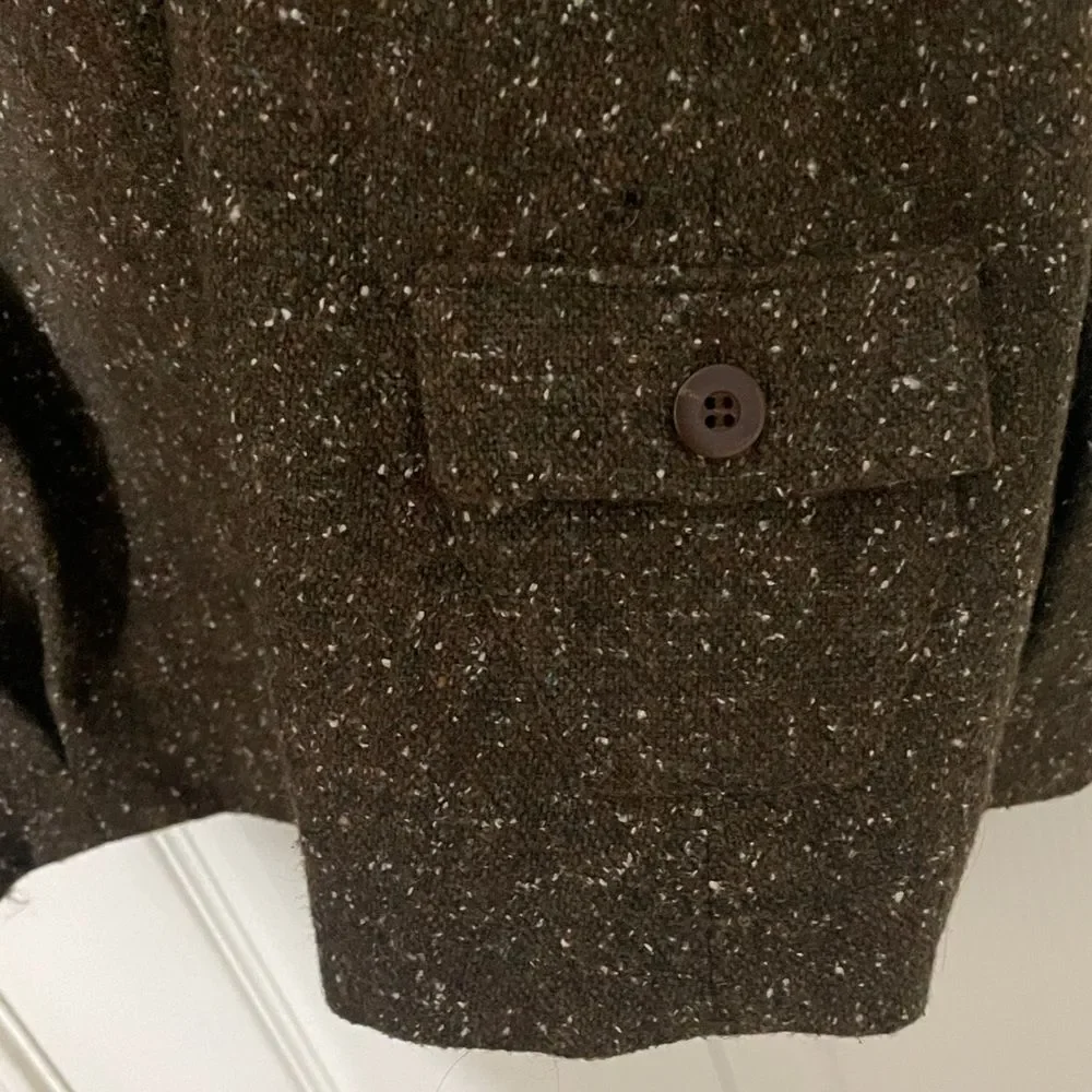 Lilith Brown Wool Blend Lagenlook Dress size Small